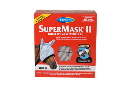 Supermask II Horse Fly Mask with Ears Classic Collection