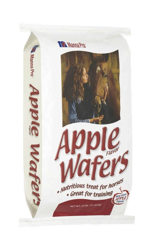 Manna Pro Apple Wafers Horse Treats-25Lb