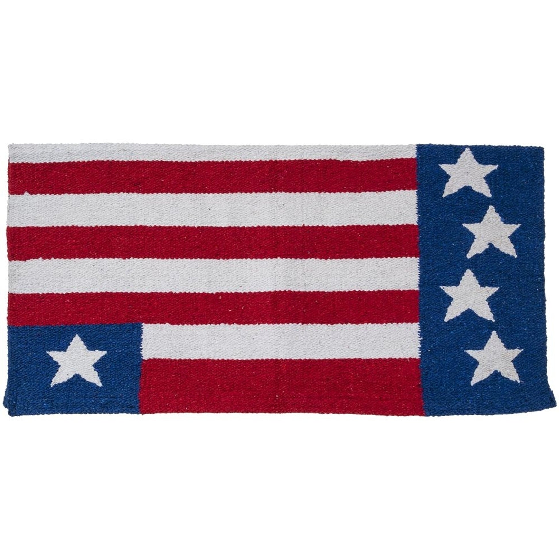 Patriotic American Flag Western Saddle Blanke