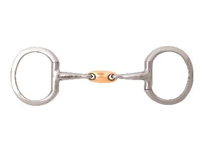 Korsteel Copper Oval Link Eggbutt Snaffle Bit