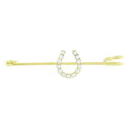 Finishing Touch Horseshoe Stock Pin - Crystal