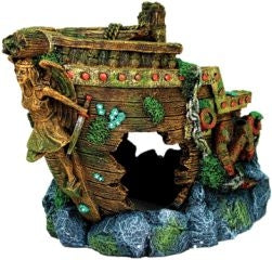 Bow Shipwreck JUMBO Aquarium Ornament