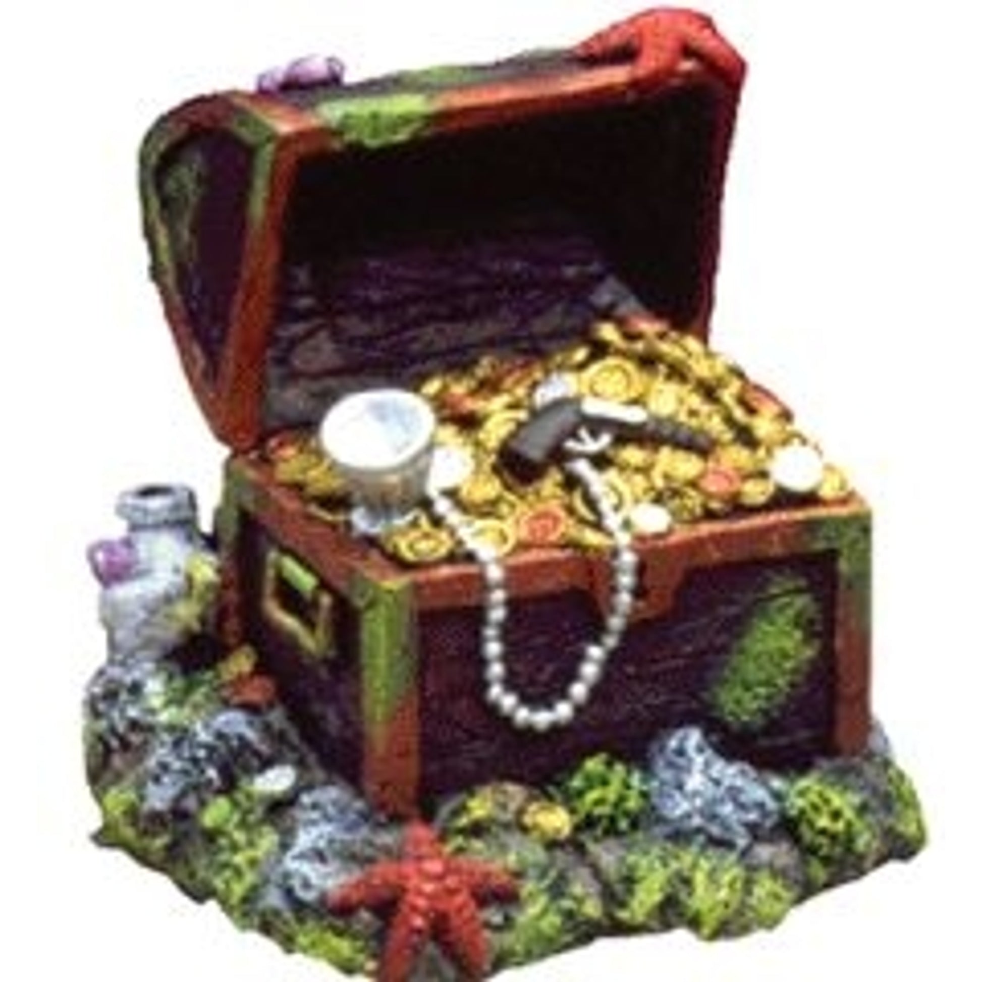 Captain Kidd Treasure Aquarium Ornament