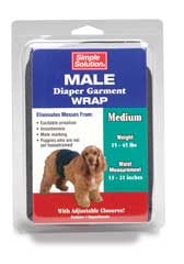 Simple Solution Dog Diaper Garment Wrap