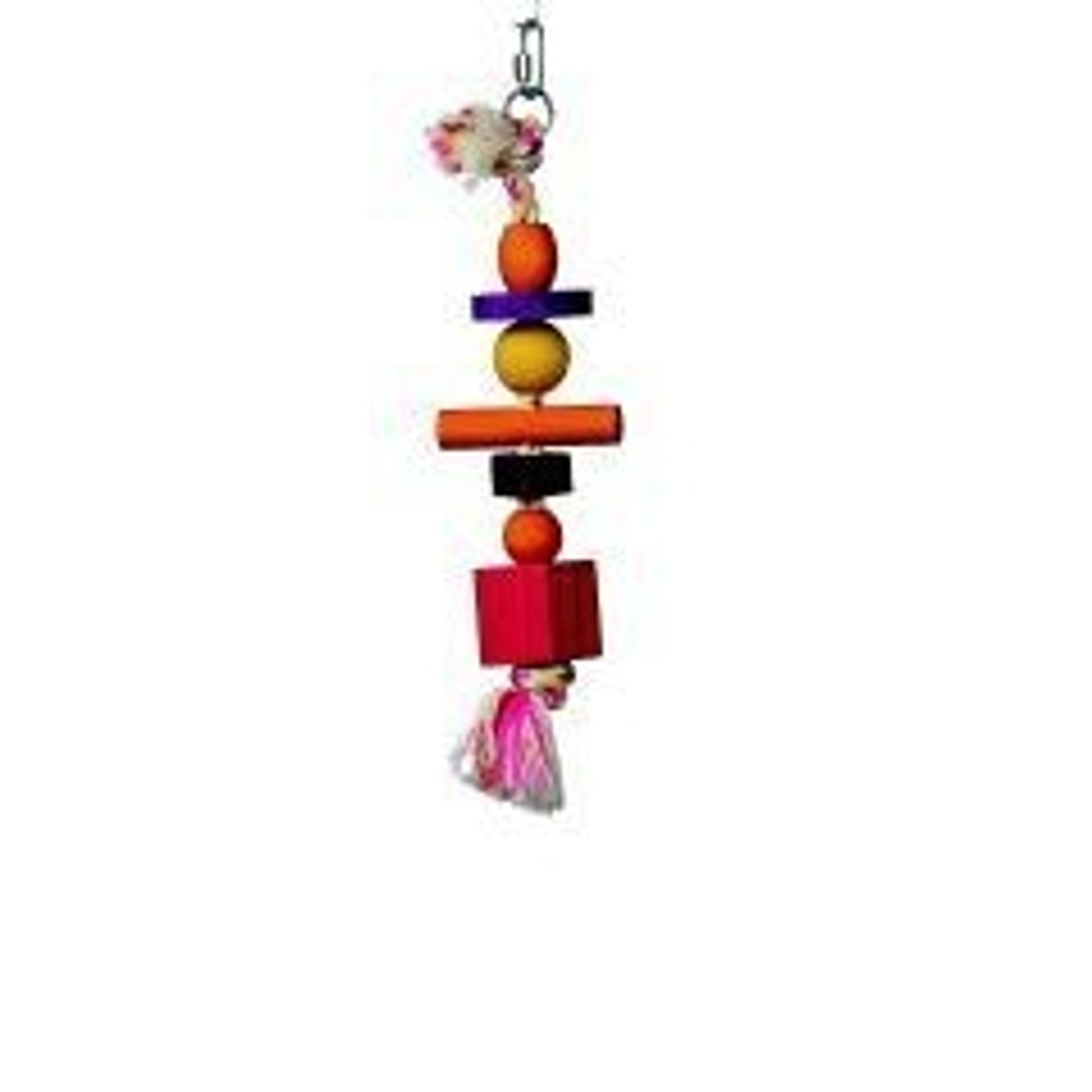 Rope With Beads/Clocks/C ylinder/ Peg Bird Toy