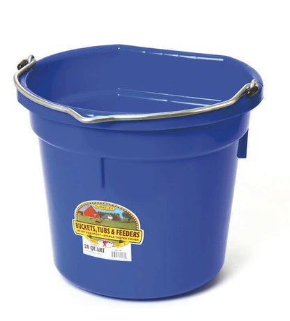 Little Giant DuraFlex Plastic Flat Back Bucket