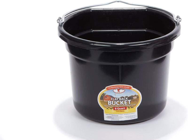 Little Giant Flat Back Plastic Bucket
