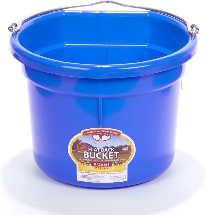 Little Giant Flat Back Plastic Bucket