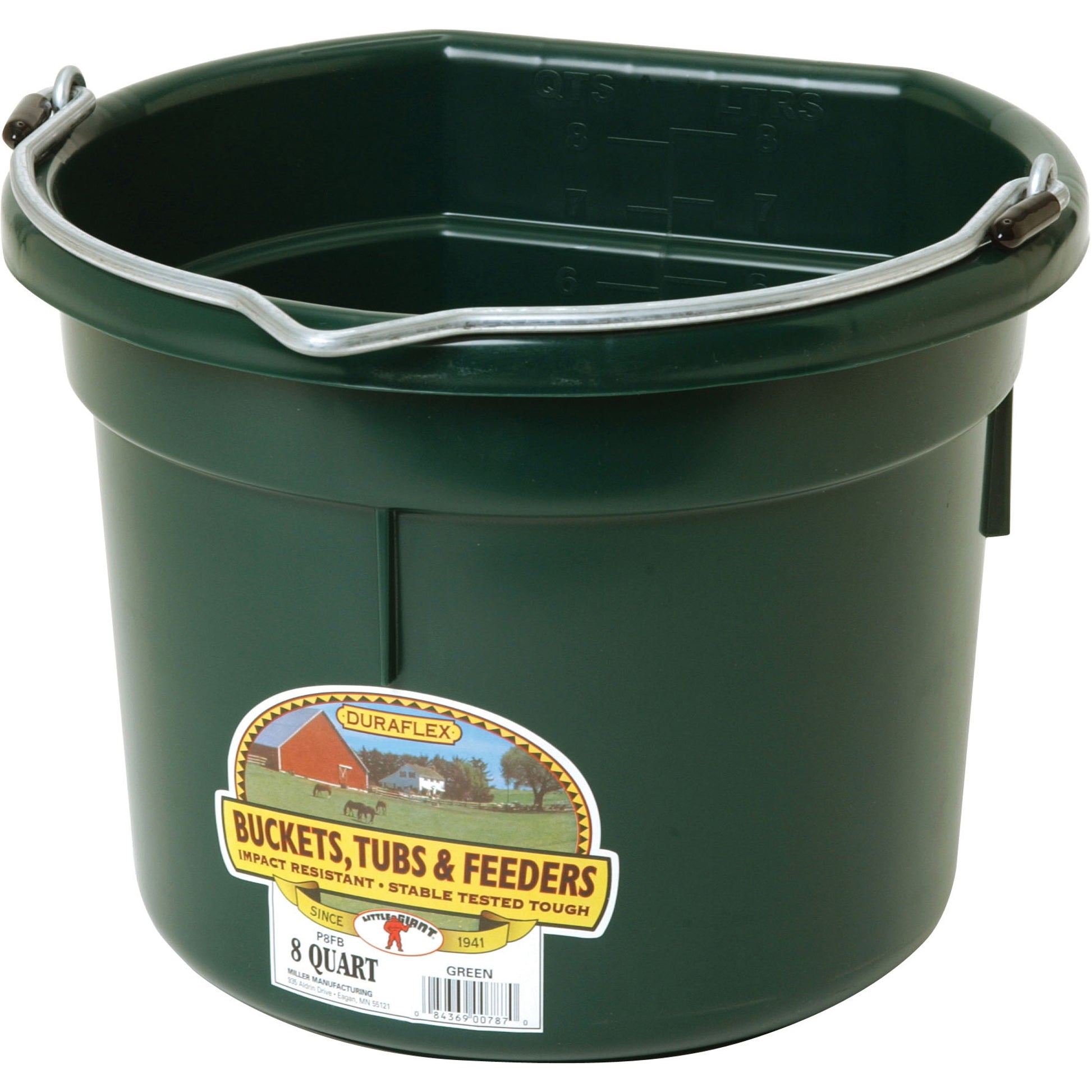 Little Giant Flat Back Plastic Bucket