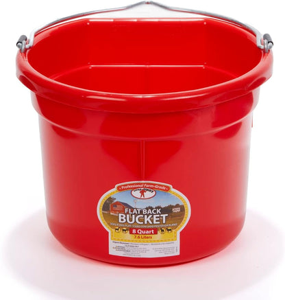 Little Giant Flat Back Plastic Bucket