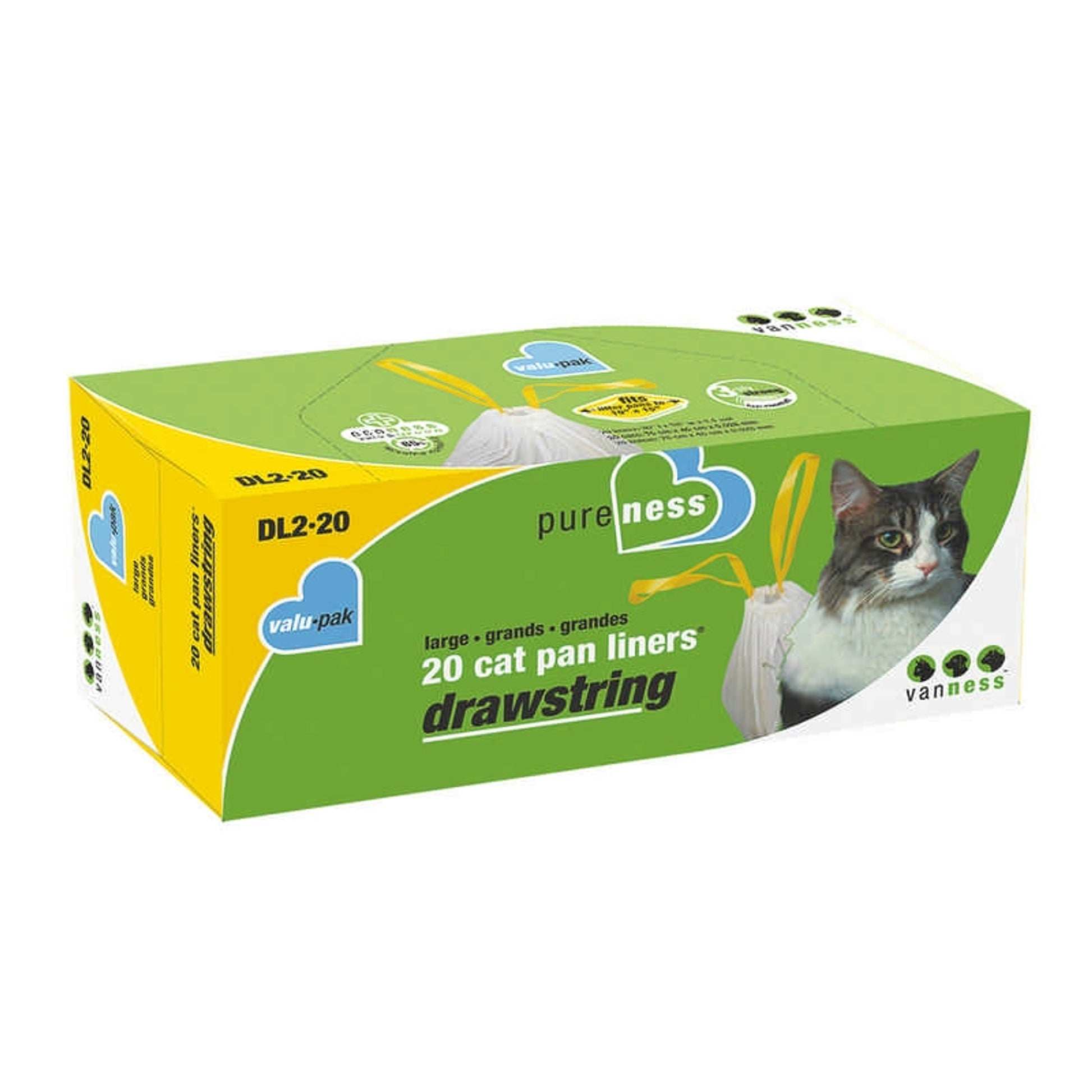 Drawstring Cat Litter Pan Liners