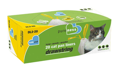 Drawstring Cat Litter Pan Liners