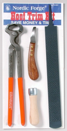 Tough-1 Nordic Forge Hoof Trim Kit