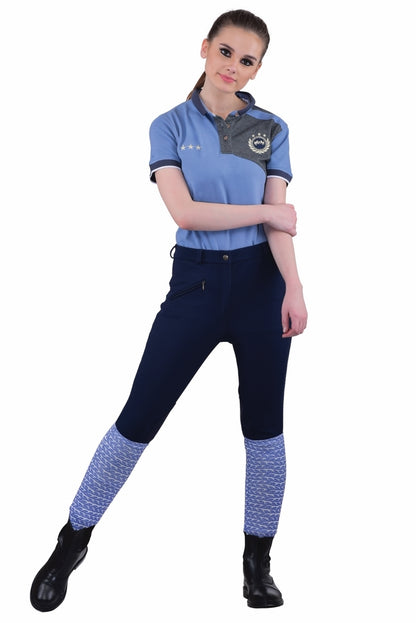 TuffRider Ladies Ribb Knee Patch Breeches