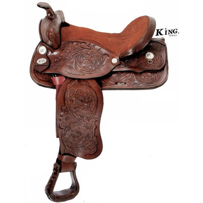 King Series Show King II Saddle with Silver