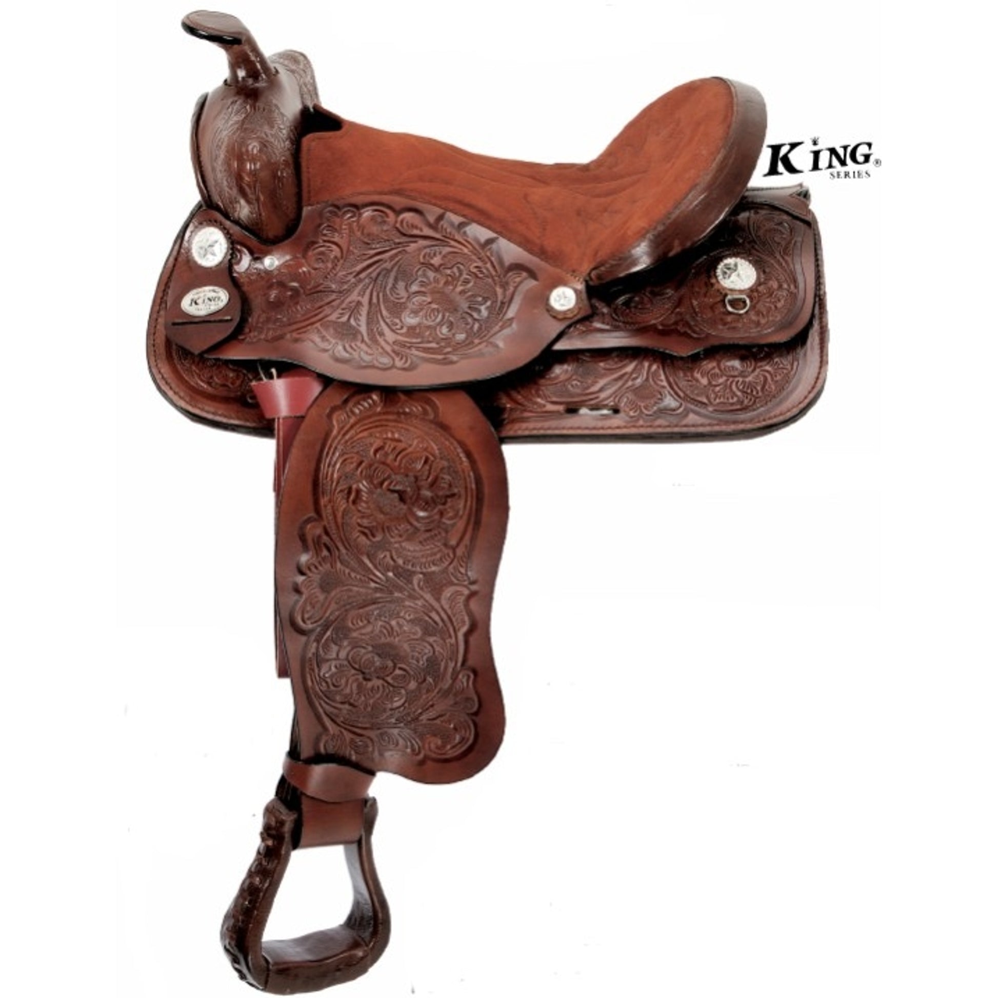 King Series Show King II Saddle with Silver