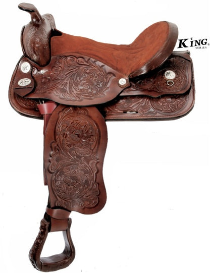King Series Show King II Saddle with Silver