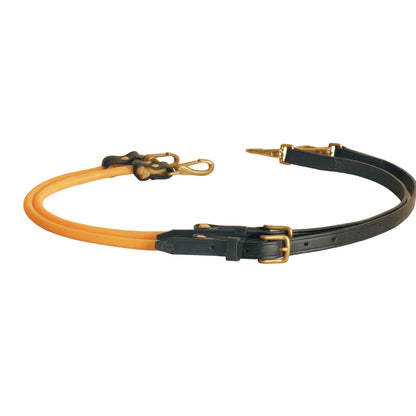 Tory Leather Adjustable Leather & Latex Tubing Side Reins