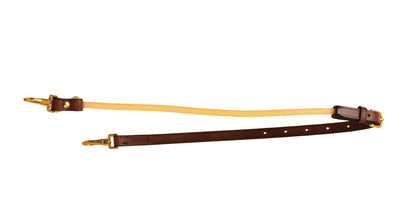Tory Leather Adjustable Leather & Latex Tubing Side Reins