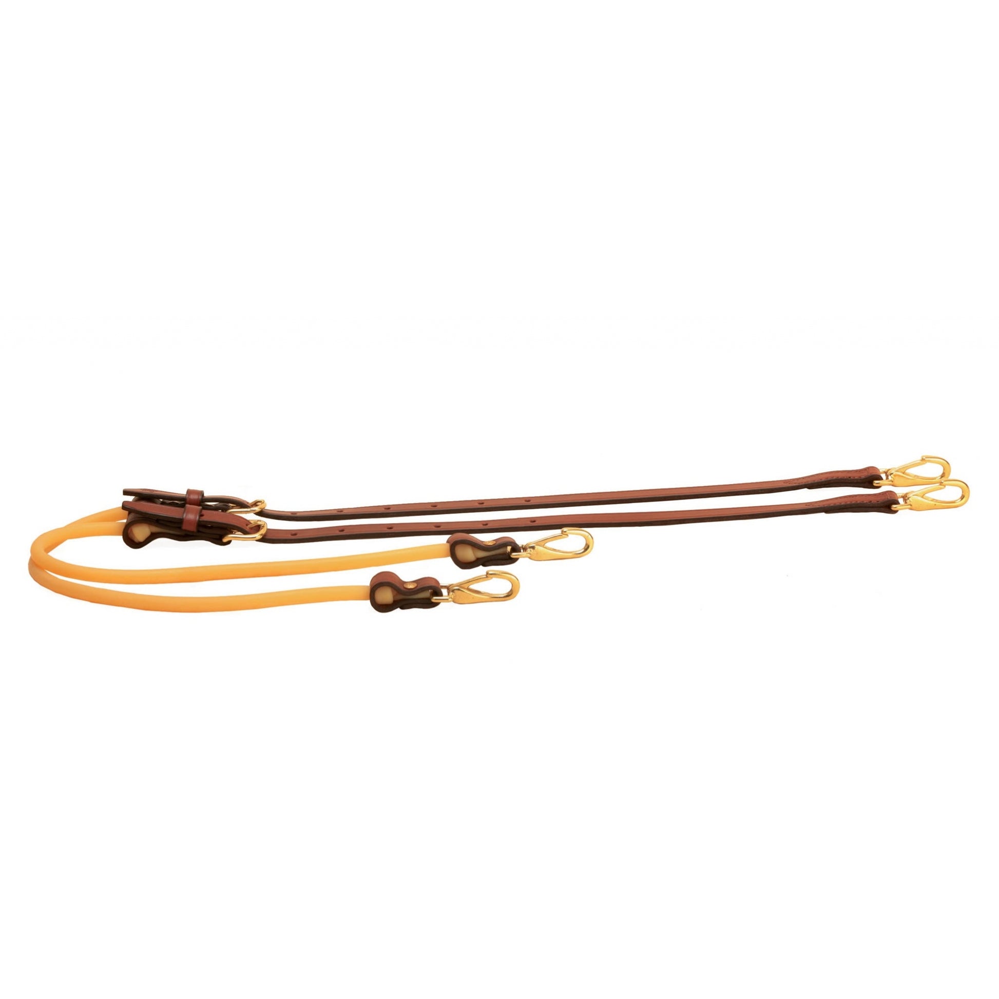 Tory Leather Adjustable Leather & Latex Tubing Side Reins