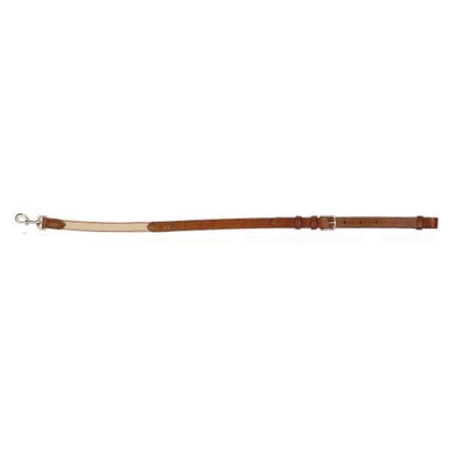 Tory Leather 1" Adjustable Leather & Elastic Side Rein - Tongue Buckle