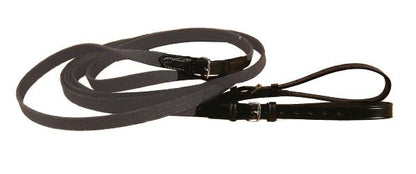 Tory Leather 3/4" Cotton Web & Leather Draw Reins
