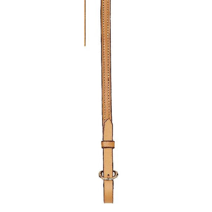 Tory Leather Partial Double & Stitched Reins - Buckle Bit Ends