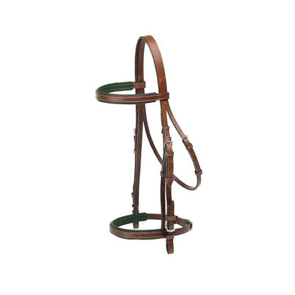 Tory Leather Padded Headstall