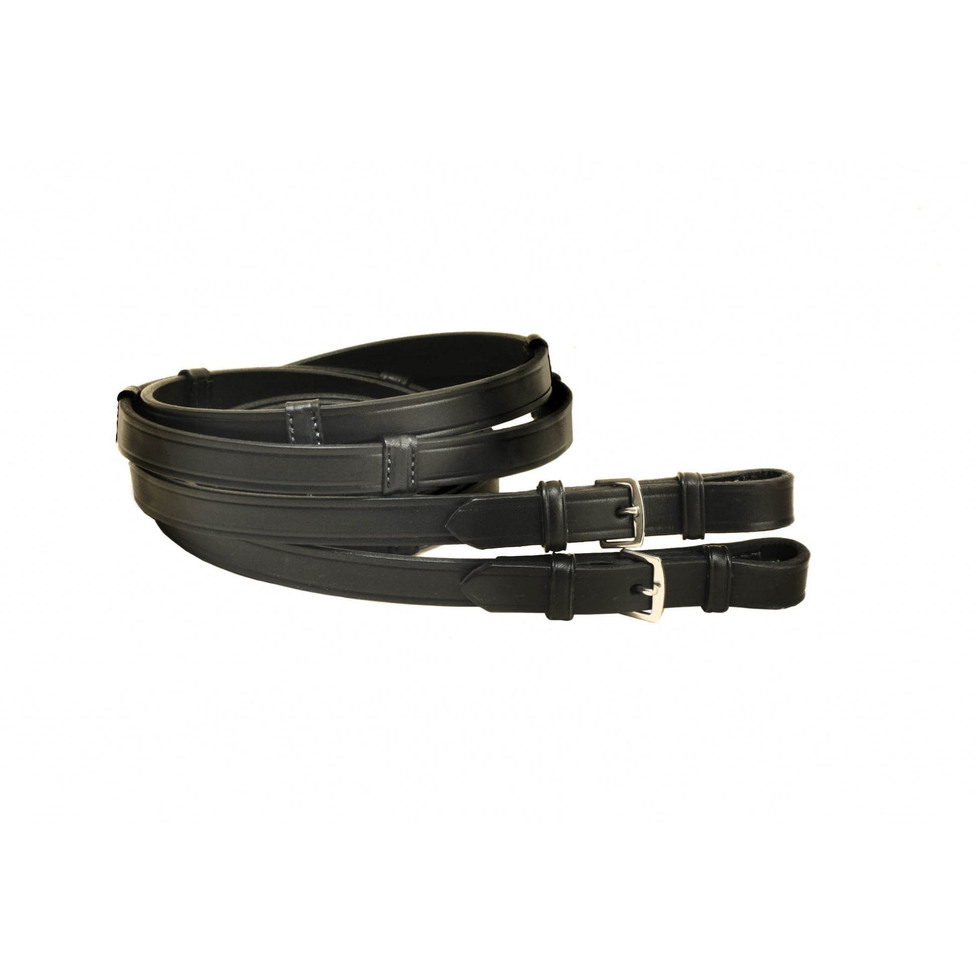 Tory Leather Reins with Buckle Ends and Stops