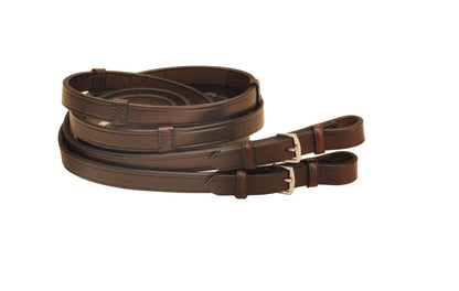 Tory Leather Reins with Buckle Ends and Stops