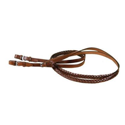 Tory Leather 5 Plait Braided English Reins