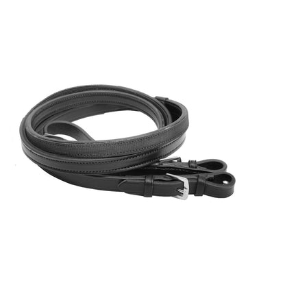 Tory Leather English Reins with Rubber Inside Grip