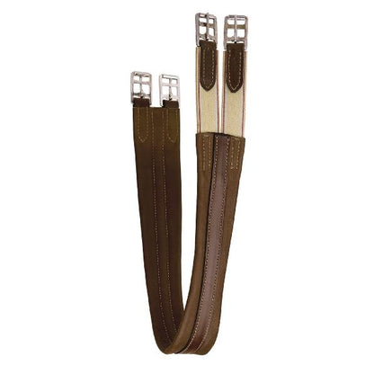 Tory Leather Contour English Girth with Elastic