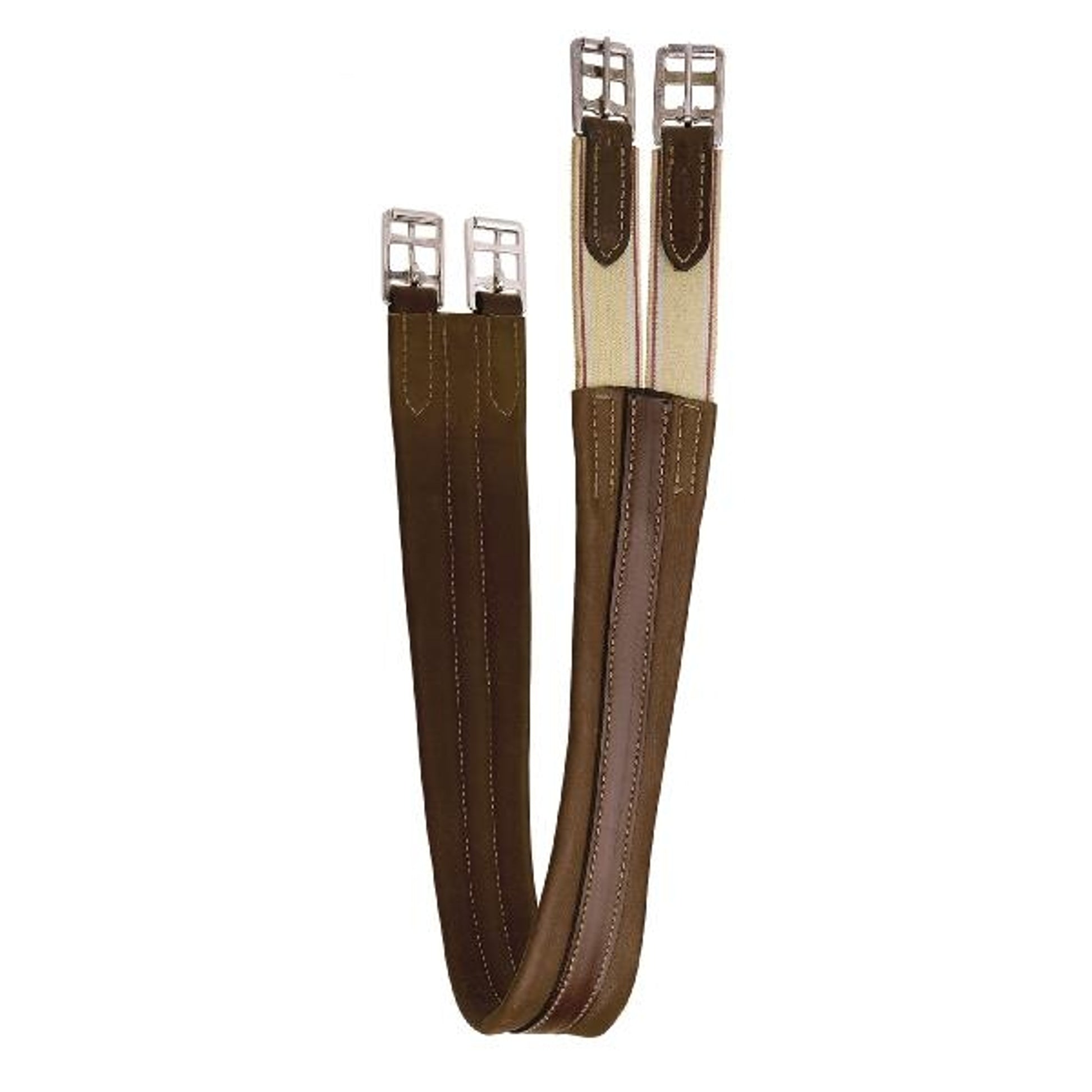 Tory Leather Contour English Girth with Elastic