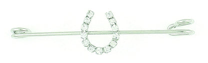 Finishing Touch Horseshoe Stock Pin - Crystal