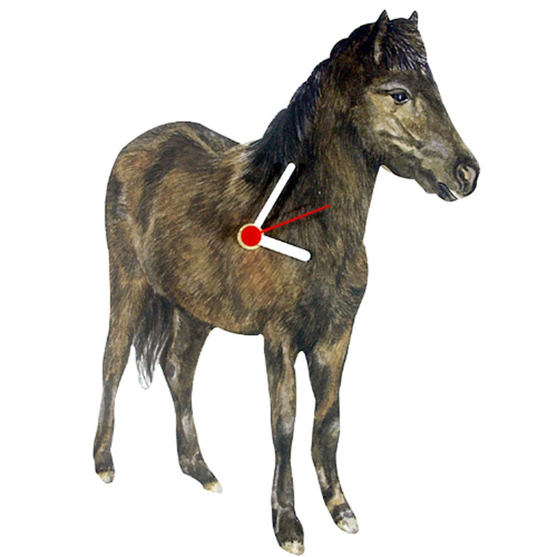 Dartmoor Pony Shaped Clock