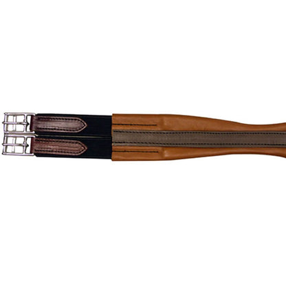 Economy Shaped Leather Girth
