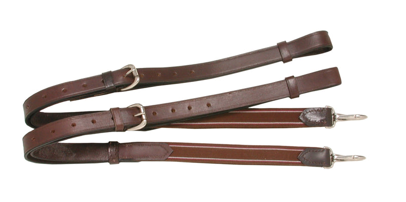 Performers 1st Choice Leather with Elastic End Side Reins