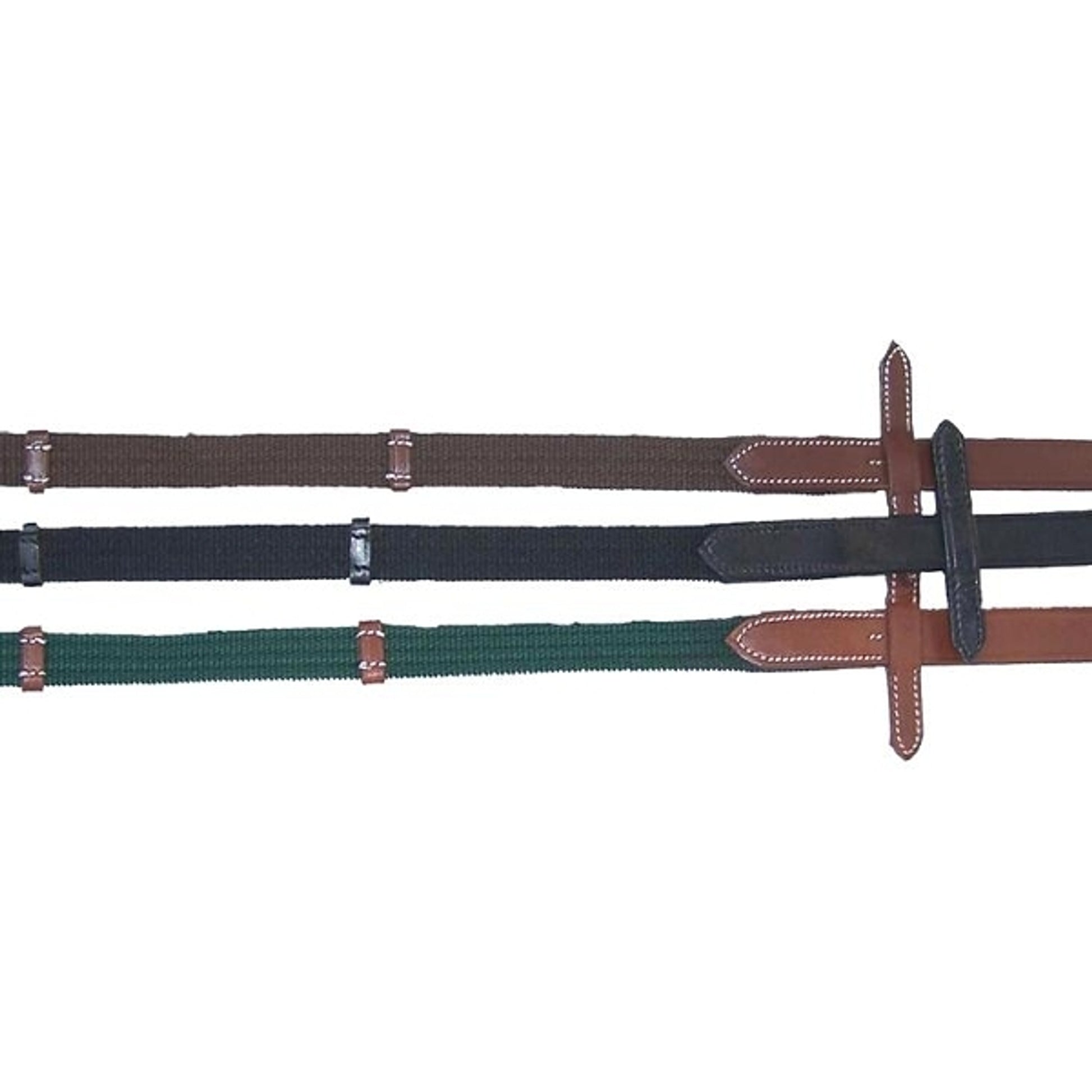 Da Vinci Web Grip Reins with Hook Stud End