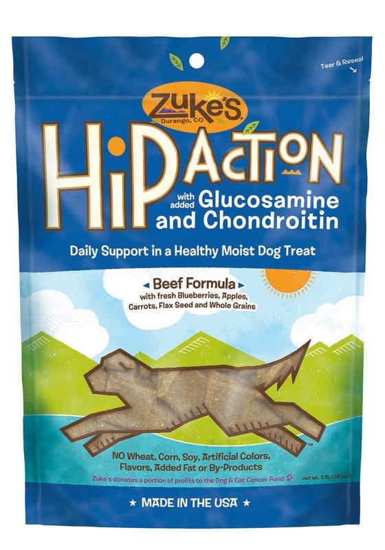 Zukes Hip Action Beef Dog Treats