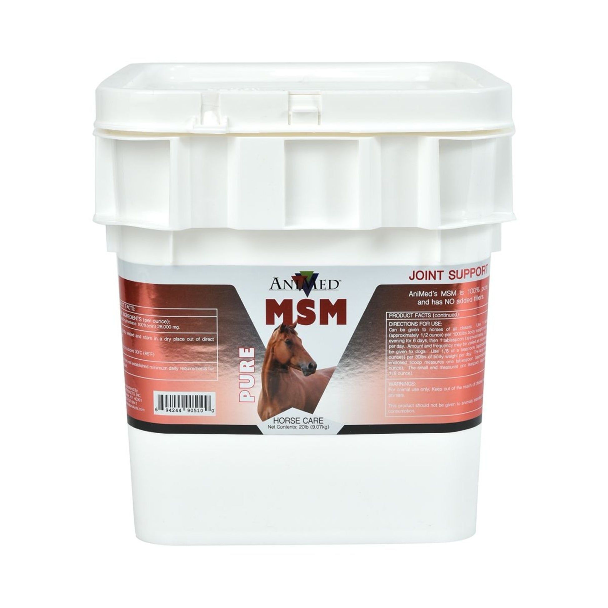 AniMed Pure MSM Powder Joint Supplement For Horses