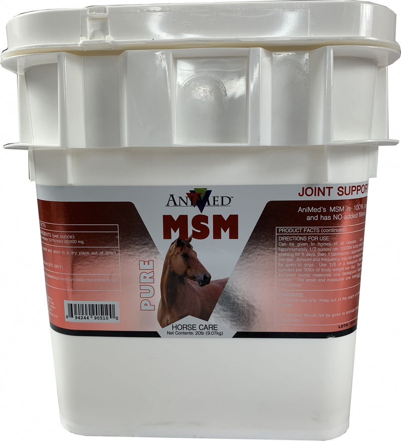 AniMed Pure MSM Powder Joint Supplement For Horses