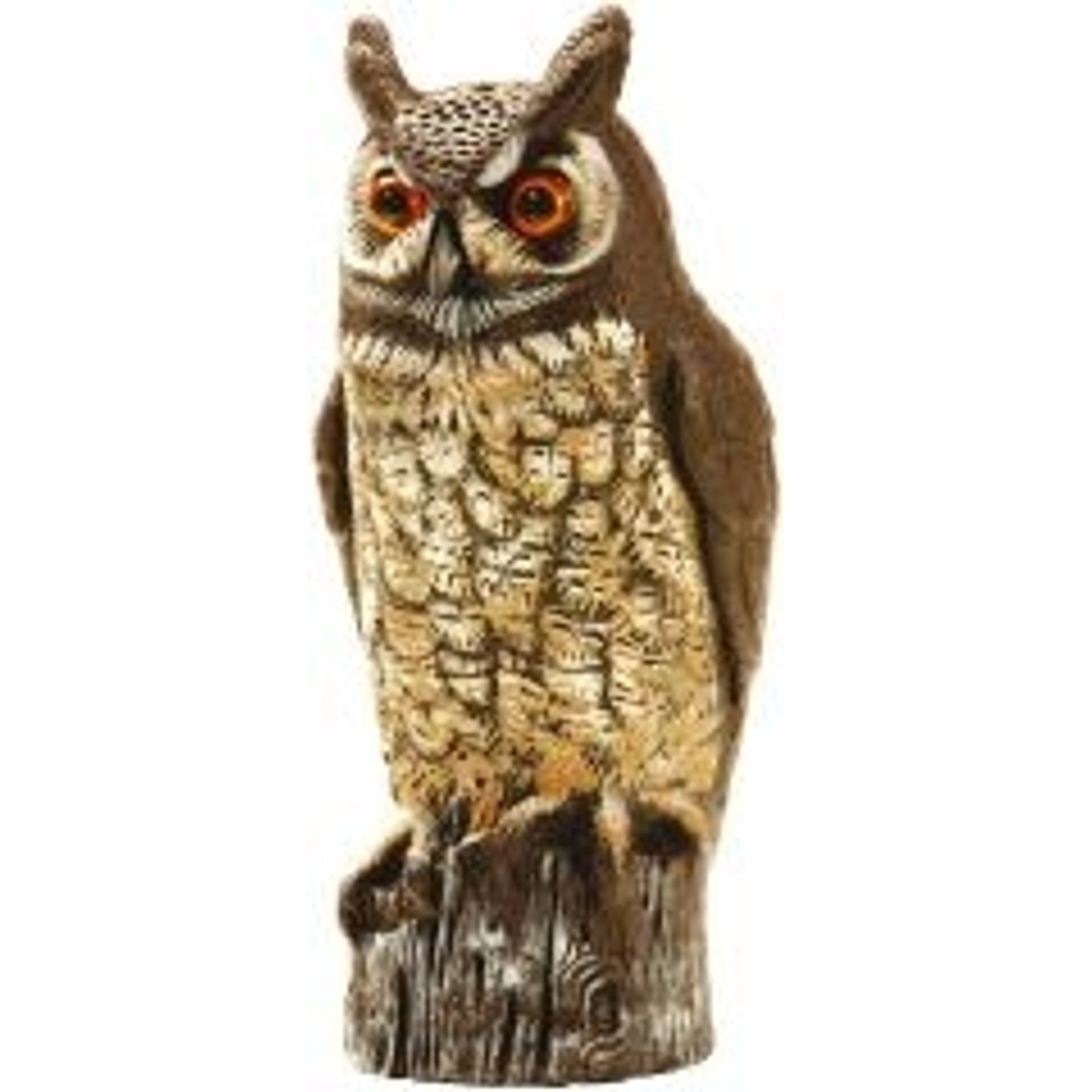 GREAT HORNED OWL - NATURAL ENEMY SCARECROW