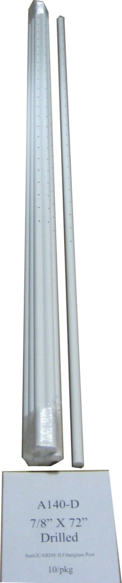 Sunguard Fiberglass Drilled Fence Post