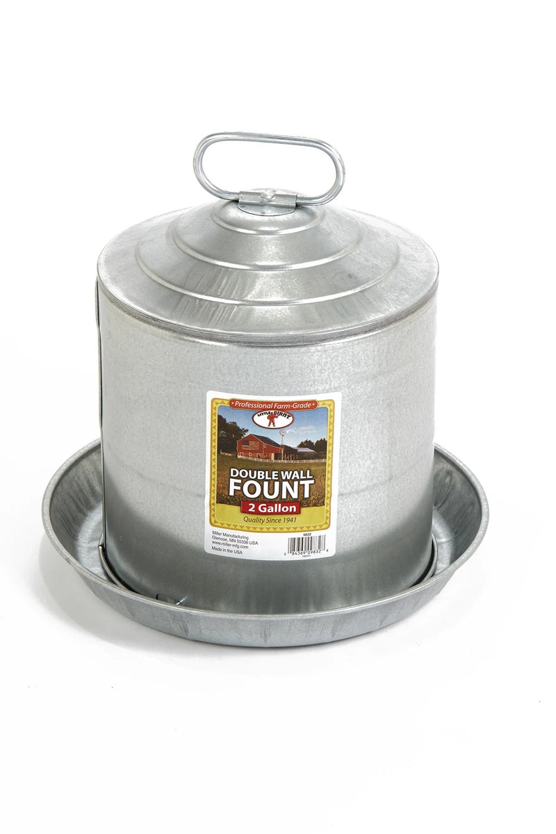 Little Giant Double Wall Poultry Fount