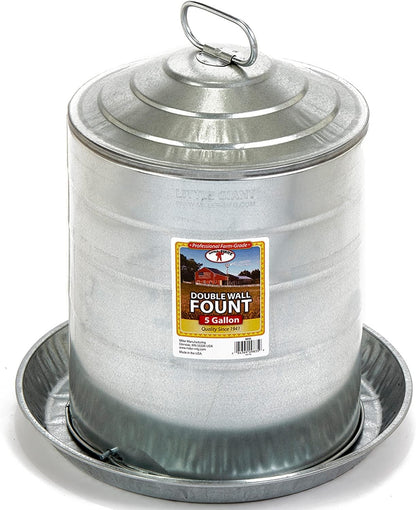 Little Giant Double Wall Poultry Fount