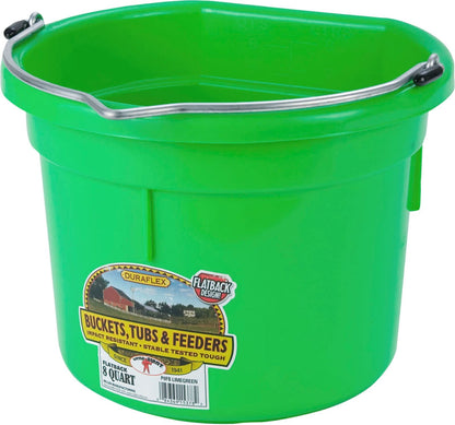 Little Giant Flat Back Plastic Bucket