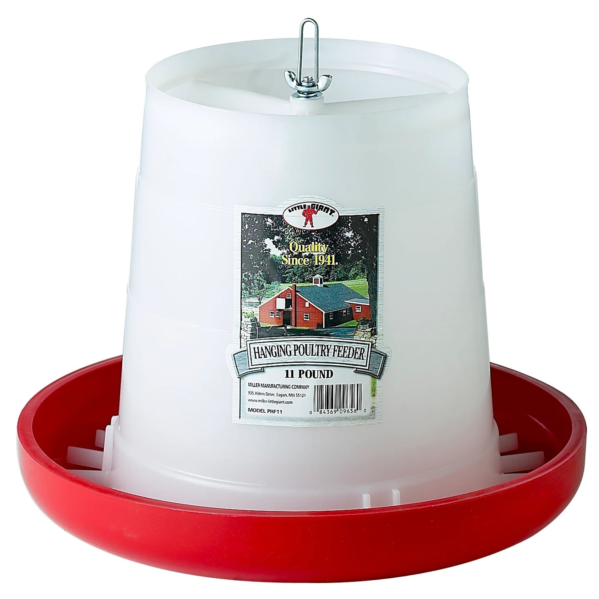 Little Giant Deluxe Plastic Hanging Poultry Feeder