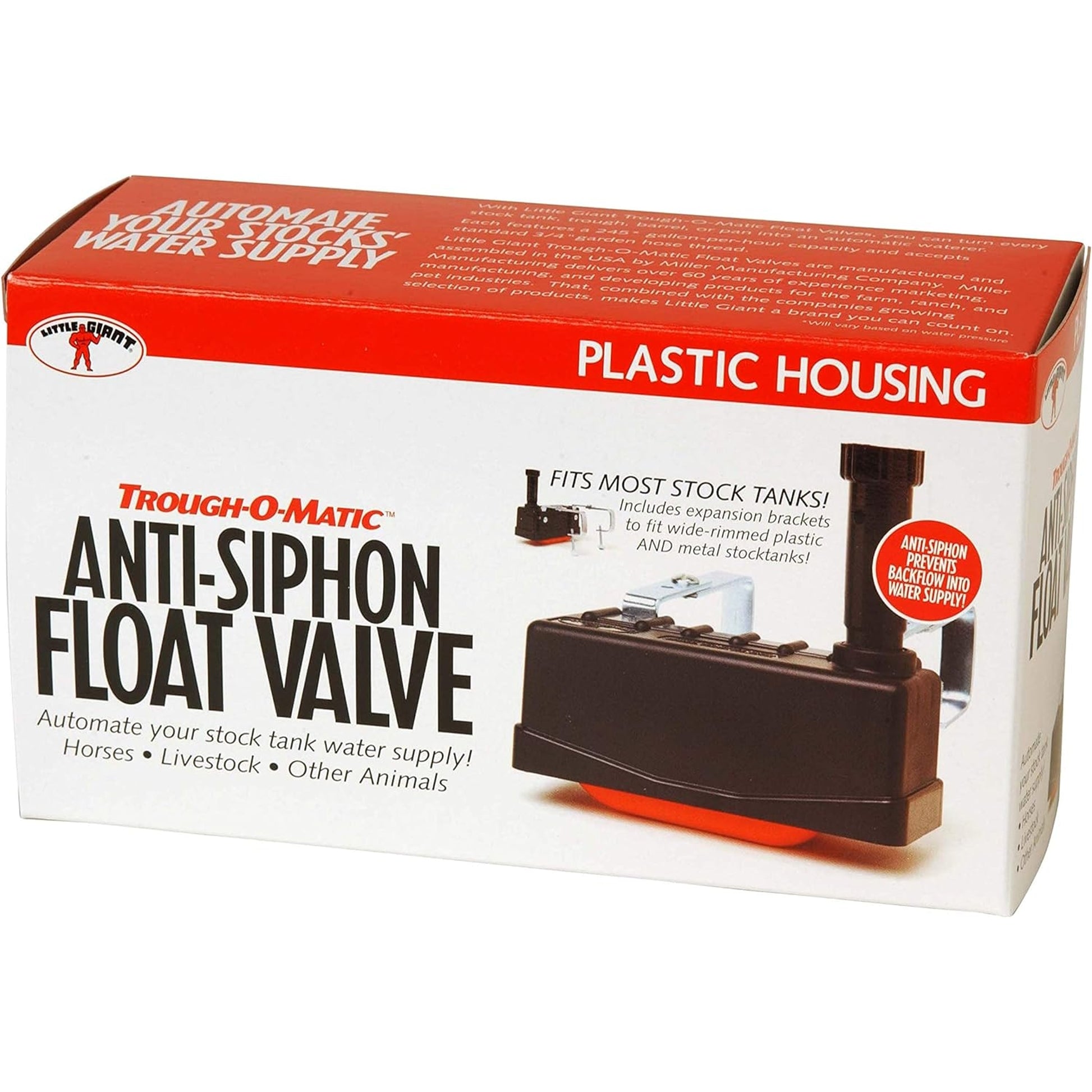 Little Giant Plastic Trough-O-Matic with Anti-Siphon Float Valve