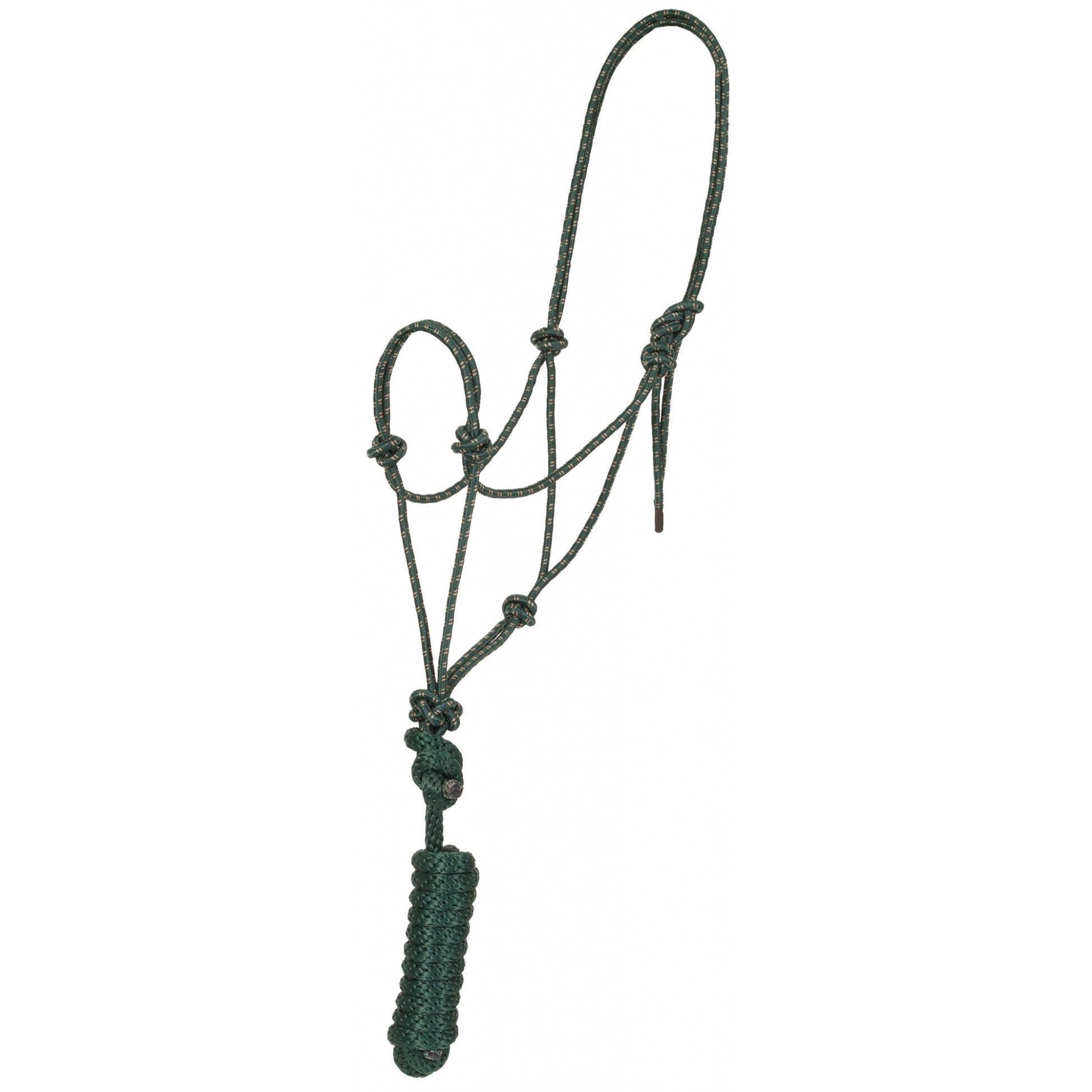 Mustang Economy Mountain Rope Halter and Lead